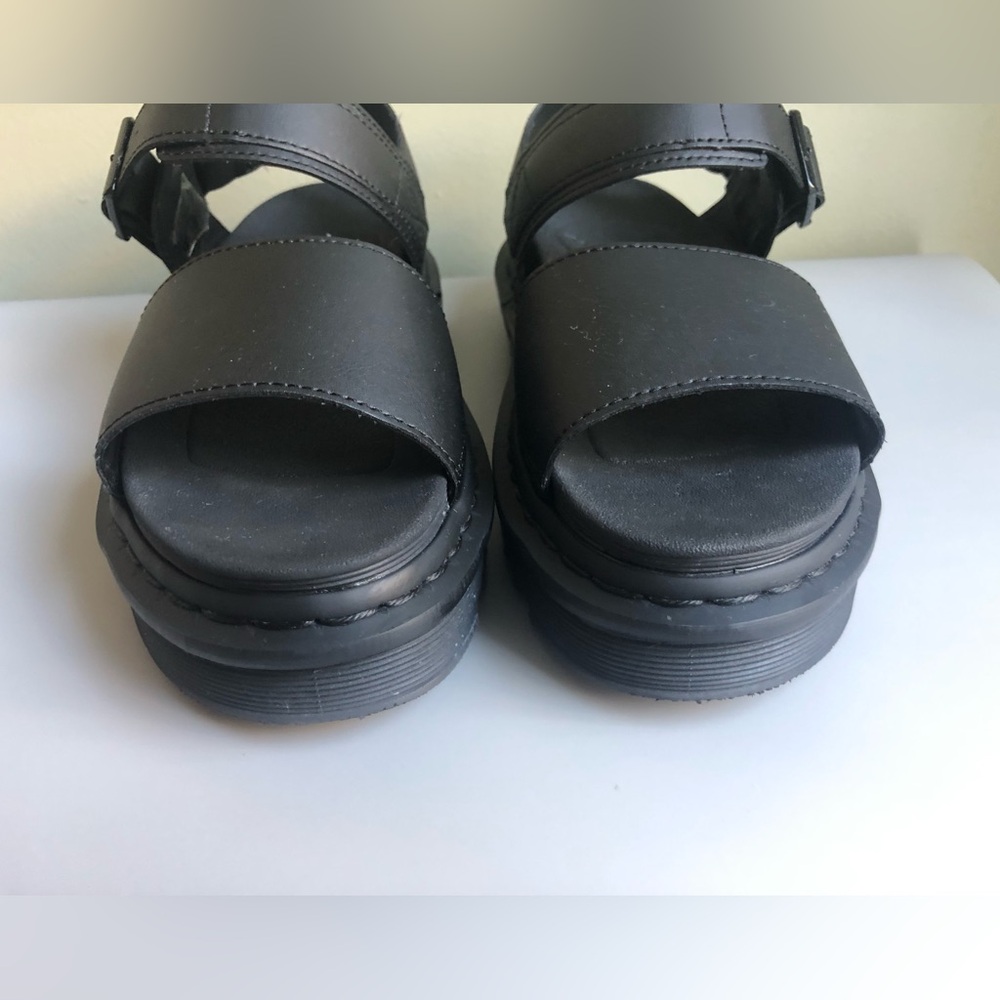 Dr. Martens Voss Leather Platform Sandals Size: US Womens 8 - Picture 4 of 15
